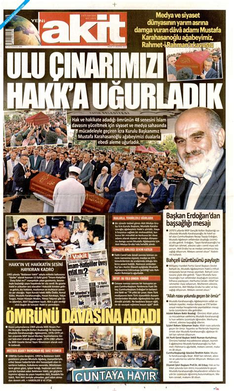 akit yazarları|yeni akit gazetesi pdf.